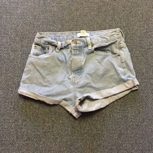 Denim shorts